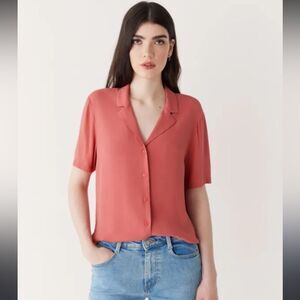 Frank & Oak The Fluid Camp Collar Blouse